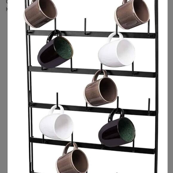 Mug Wall Rack - Holds 36 Mugs! - Picture 1 of 1